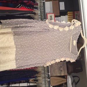 Open shoulder sweater